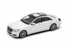 Macheta Auto Welly 1:24 Mercedes Benz S-Class Alb, W29370-24098W