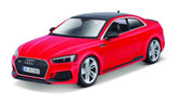 Macheta Masinuta Bburago 1:24 Audi RS 5 Rosu, BB20001A-21090