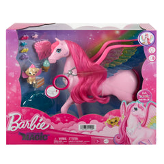 Barbie A Touch Of Magic Pink Pegasus cu lumini si sunete, MTHLC40