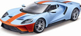 Macheta Masinuta Bburago 1:32 2019 Ford GT Albastru /Portocaliu, BB43100-43043-2019 FORD