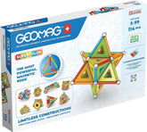 Set de constructie Geomag Recycled 382, Supercolor 114 piese