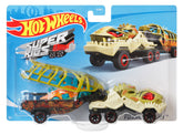SET CAMION SI MASINA SPORT HOT WHEELS FOSSIL NIGHT