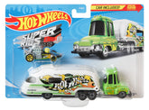SET CAMION SI MASINA SPORT HOT WHEELS TOONED UP