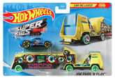 SET CAMION SI MASINA SPORT HOT WHEELS PARK AND PLAY