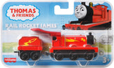 THOMAS LOCOMOTIVA CU VAGON PUSH ALONG  JAMES