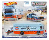 HOT WHEELS TRANSPORTATOR EURO HAULER  CU MASINUTA LANCIA RALLY 037SCARA 1:64
