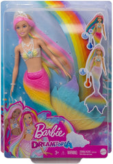 BARBIE PAPUSA DREAMTOPIA SIRENA ISI SCHIMBA CULOAREA