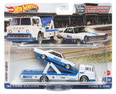 HOT WHEELS TRANSPORTATOR FORD C-800 CU MASINUTA FORD GALAXIE 65 SCARA 1:64