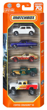 MATCHBOX SET 5 MASINUTE METALICE COFFEE CRUISERS II SCARA 1:64