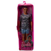 BARBIE PAPUSA BAIAT FASHIONISTAS SATEN CU TRICOU