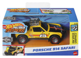 HOT WHEELS MASINUTA METALICA CU SISTEM PULL BACK PORSCHE 914 SAFARI SCARA 1:43