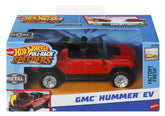 HOT WHEELS MASINUTA METALICA CU SISTEM PULL BACK GMC HUMMER EV SCARA 1:43