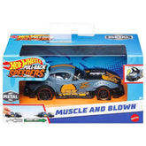 HOT WHEELS MASINUTA METALICA CU SISTEM PULL BACK MUSCLE AND BLOWN SCARA 1:43
