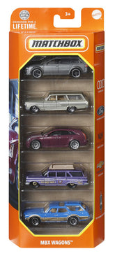 MATCHBOX SET 5 MASINUTE METALICE MBX WAGONS SCARA 1:64