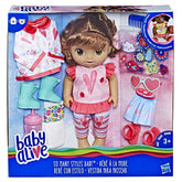 BEBE LINGURITA FETITA BRUNETA CU HAINUTE DE SCHIMB