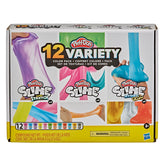 PLAY-DOH SET 12 SLIME-URI CU DIFERITE CULORI SI TEXTURI