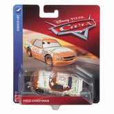 CARS 3 PERSONAJ DIE CAST GREG CANDY MAN