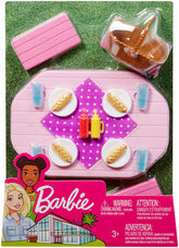 BARBIE SET MOBILIER EXTERIOR PICNIC