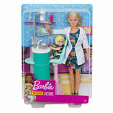 BARBIE CARIERE SET MOBILIER CU PAPUSA LA STOMATOLOG