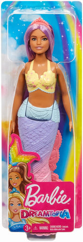 BARBIE PAPUSA DREAMTOPIA SIRENA CU PARUL MOV