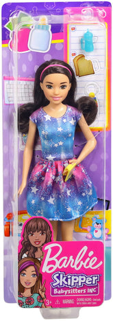 PAPUSA BARBIE GAMA FAMILY BONA CU ROCHITA INSTELATA