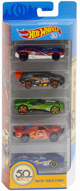 SET 5 MASINUTE HOT WHEELS TRACKS STARS