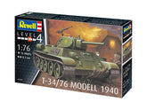 Vehicul Militar Revell T-34/76 Model 1940 Scara 1:76 Rev03294