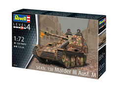 Vehicul Militar Revell Sd.Kfz. 138 Marder Iii Ausf. M Scara 1:72 Rev03316