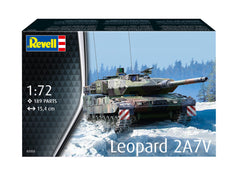 Macheta militara Leopard 2A7V, scara 1:72 (nivel 4) cu 189 piese, Revell 03355