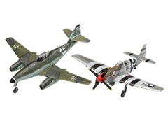 Revell Avion Combat Set Messerschmitt Me262 & P-51B Mustang Rev03711