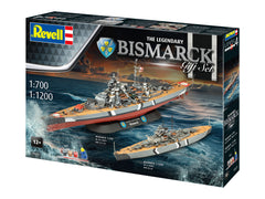 Vapor Revell Gift Set The Legendary Bismarck Scara 1:700 1:1200 Rev05637