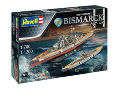 Vapor Revell Gift Set The Legendary Bismarck Scara 1:700 1:1200 Rev05637