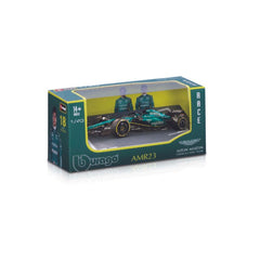 Macheta Bburago Formula 1 1/43 Race - Aston Martin AMR23 (2023) #18 Lance Stroll BB38090/18