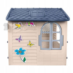 Casuta de joaca pentru copii Mochtoys, grii, 122 x 120 x 120,5 cm, MO13009