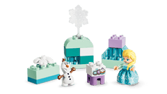 Set de constructie LEGO® DUPLO® | Disney Regatul de gheata Cutie creativa cu Elsa si Olaf din Regatul de gheata 10462, Jucarii pentru Copii de 2+ ani, Jucarii pentru Fete si Baieti, Jocuri Educative