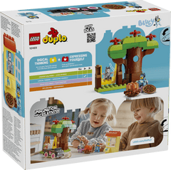 Set de constructie LEGO® DUPLO® Bluey Muffin si Blue, fetele care aduc pizza 10469, Jucarii pentru Copii de 2+ ani, Jucarii pentru Fete si Baieti, Jocuri Educative