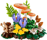 Set de constructie pentru adulti LEGO® Botanicals Ciuperci de padure 11505, Plante Artificiale, Decoratiuni pentru Living, Idee de Cadou pentru Femei si Barbati, 806 piese