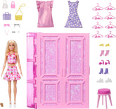 Mattel Set de joc cu papusa Dulapul de vis Barbie + 25 accesorii