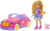 Mattel Set papusa Chelsea cu masinuta