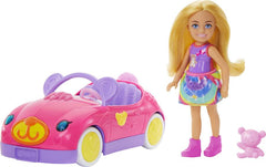 Mattel Set papusa Chelsea cu masinuta