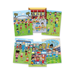Carte de Colorat cu Apă Galt Water Magic – Fotbal, Reutilizabilă, JGC1150400353