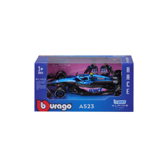 Masinuta colectie BBurago, Metal, Alpine F1 Team A523, #10 Pierre Gasly, 1:43
