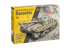 Macheta militara de construit Vehicul Semovente M43 “Bassotto” Scara 1:35 Italeri 6751
