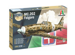 MACHETA ITALERI AVION MC.202 FOLGORE ACES SCARA 1:72 IT1481S