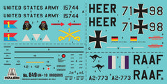 Macheta aeromodele de construit Italeri Bell UH-1D Iroquois Helicopter 1:48 ITA 849