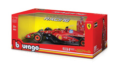 Macheta Bburago 1:18 Scuderia Ferrari Formula -Sf24 -Vers. Deluxe Rosu #16 Charles Leclerc Bb16821