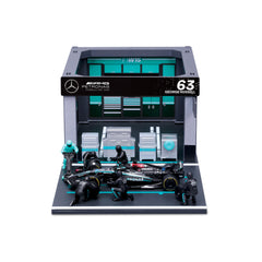 Macheta Bburago 1:43 Formula Pit Pass – Mercedes AMG Petronas W15 Team #63 George Russell Bb38452/63
