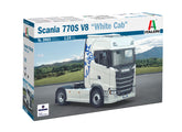 Macheta automodel de construit Camion si remorca Scania 770S V8 “White Cab” Scara 1:24 Italeri 3965