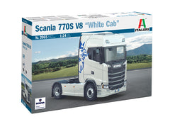 Macheta automodel de construit Camion si remorca Scania 770S V8 “White Cab” Scara 1:24 Italeri 3965