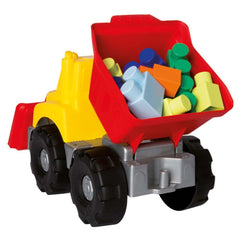 Masinuta cu Bascula Ecoiffier si 15 Cuburi Abrick 7819